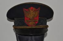 Ultrararo spettacolare berretto da leader fascista del PNF ALBANESE cod ALB2