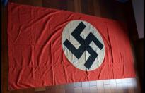 Rarissima bandiera nazista da mezzo per identificazione  aerea COD DE34