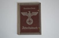 Libretto lavoro tedesco nazista ARBEITSBUCH 2'tipo cod reth
