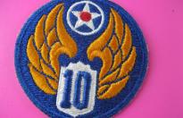10th US AIR FORCE PATCH