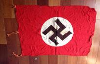 Bandiera nazista politica dello NSDAP misura cm 85 x 60 cm COD DE50