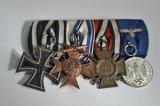 Splendido medagliere tedesco con decorazioni prima e seconda guerra mondiale cod meda1