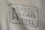 Raro trittico di giacche italiane da combattimento della seconda guerra mondiale appartenute allo stesso soldato 