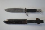 Splendido Raro coltello tedesco della gioventu' Hitleriana di secondo tipo produttore  Gustav C. Spitzer Solingen (RZM M7 / 80) con la data  del 1941 cod spit40