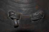 Splendido scudo abissino in pelle di ippopotamo preda bellica italiana della guerra coloniale inizio XIX secolo cod scab