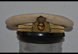 Rarissimo berretto estivo  della Regia Marina Italiana da ufficiale specialista motorista armi navali cod marmot