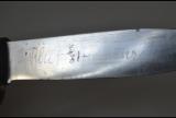 Rarissimo coltello tedesco fahrtenmesser HJ della gioventu' hitleriana di primo tipo con motto sulla lama del produttore GUSTAV L.KOLLER  di Solingen cod hjre