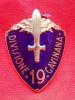 Raro scudetto da braccio da ufficiale italiano seconda guerra mondiale della 19 divisione alpina gavinana cod gav19