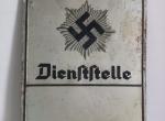 Rarissima insegna tedesca ww2 in metallo della RLB ( Reichsluftschulzbund ) protezione antiaerea governativa  cod rlbtab