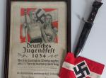 Splendido raro lotto della Hitler jugend appartenuto allo stesso milite cod hjlot