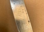 Very rare Nazi knife from the transitional Hitlerjugend Fahrtenmesser with motto model code RZM M7 / 13, Arthur Schüttelhofer & Co. from Solingen-Wald. Schutt code