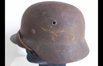 Intoccato elmetto tedesco ww2 mod 40 campagna d'italia della LUFTWAFFE cod q66