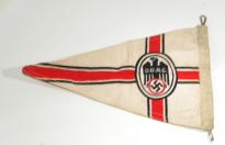 stupenda nonche rara bandierina triangolare da mezzo tedesco ww2 dell'organizzazione D.D.A.C., n.2