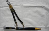 Stupendo nonche' raro pugnale fascista mod.37 DE LUXE con sospenzioni in pelle n.4