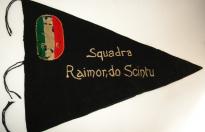 Grande raro gagliardetto fascista della prima ora RAIMONDO SCINTU n.1