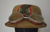 Spettacolare casco coloniale da ufficiale italiano del 27° reggimento artiglieria da campagna ( Etiopia 1935/1936) cod ar27uf