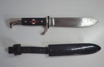 Rarissimo pugnale tedesco della gioventù' hitleriana transizionale con motto BLUT UND EHRE  di Eickhorn cod 38BL