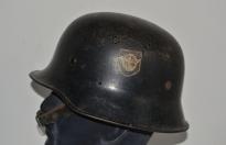 Bell'elmetto tedesco doppia decal mod 34 della POLIZEI periodo TERZO REICH cod ddpol2