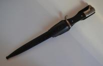 Bella bajonetta tedesca per mauser k98 da parata (senza filo) completa di aggancio in pelle cod k98d