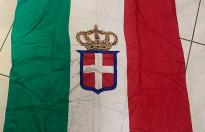Spettacolare ormai rara bandiera militare italiana primi 900 cod band900