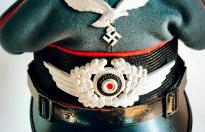 Splendido raro schirmmutze tedesco ww2 della flakartillerie sottufficiali cod flakunter