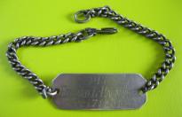 US ARMY DOG TAG BRACELET n1