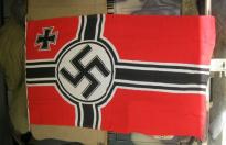 Spettacolare e rarissima bandiera tedesca ww2 da combattimento  kriegsflagge 80x135 cm la piu ricercata cod fxz