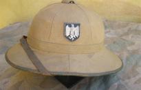 Bellissimo casco tropicale tedesco ww2 tropenhelm AFRIKAKORPS della heer n164