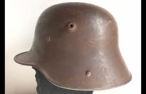 Spettacolare intoccato elmetto tedesco prima guerra mondiale mod 16  colore isonzo brown cod 16iso