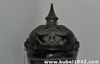 Bel Pickelhaube prussiano mod.1915 completissimo n.fp15x