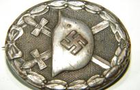 Splendido distintivo tedesco ww2 da ferito di guerra  classe argento cod 19