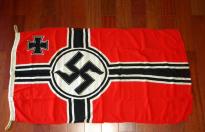 Spettakolare bandiera tedesca  80 x 135 da combattimento  ww2  n.33