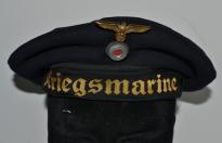 Rarissimo berretto tedesco Tellermütze der Kriegsmarine da marinaio periodo seconda guerra mondiale cod tel42