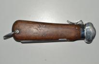 Splendido e rarissimo coltello gravitazionale da paracadutista tedesco seconda guerra mondiale prod. SMF cod KPM21