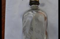 Bellissima e rara bottiglia da SELTZ periodoi fascista con fascio littorio COD DE9