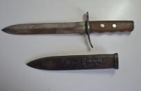 Bel pugnale fascista mod 35 M.V.S.N. di primo tipo da truppa n. fab36
