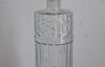 Rarissima nonche' splendida bottiglia fascista a forma di fascio primogenio in vetro cod btgfp1