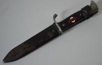 Raro coltello tedesco della gioventu' Hitleriana di secondo tipo prod. RZM M7/5  ossia il codice del produttore Krebs Carl Julius di solingen cod Krebhj