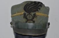 Splendido nonche' rarissimo berretto italiano mod 909  prima guerra mondiale da ufficiale del glorioso 2° RGT bersaglieri cod brt2
