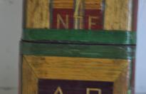 Bellissimo portasigarette coloniale fascista con logo del PNF cod sigbb
