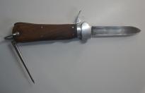 Splendido e rarissimo coltello gravitazionale da paracadutista tedesco seconda guerra mondiale prod. SMF cod KPM23
