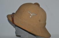 Bellissimo casco coloniale tedesco ww2 AFRIKAKORPS di primo tipo della LUFTWAFFE n.66