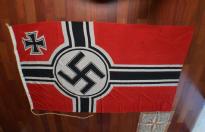 Rarissima bandiera tedesca seconda guerra mondiale da combattimento in dotazione alla KRIEGSMARINE misura m2,50 X m1,50 cod KMFL250