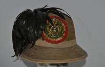 Raro casco coloniale italiano da ufficiale dei bersaglieri cod beruffi