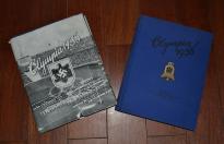 Splendida coppia di libri fotografici tedeschi per le olimpiadi del 1936Olympia 1936. Die Olympischen Spiele 1936 in Berlin und Garmisch-Partenkirchen cod ber36