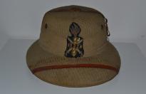 Rarissimo casco coloniale mod ADEN  da alto ufficiale della 132a  centuria delle Camice Nere «Monte Velino» di Avezzano cod avez