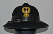 Raro casco della polizia municipale di roma degli anni trenta di primo tipo cod Urbe