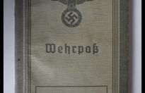 Splendido  libretto militare tedesco seconda guerra mondiale Wehrpass  con foto cod wh1