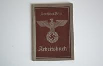 Libretto lavoro tedesco nazista ARBEITSBUCH 2'tipo cod dopp