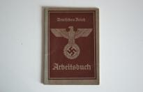 Libretto lavoro tedesco nazista ARBEITSBUCH 2'tipo cod buit